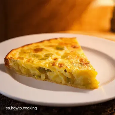 Tortilla de Patatas con Cebolla La Receta Secreta de la Abuela Tarjeta de receta