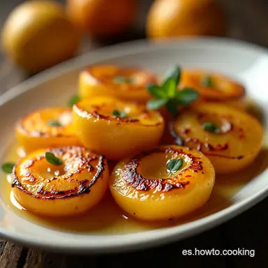 Ya no frito berenjenas ahora Berenjenas Asadas con Miel Receta F&aacute;cil Tarjeta de receta