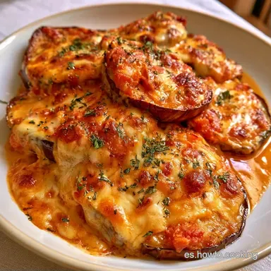 Berenjenas Con Mozzarella En 35 Minutos Tarjeta de receta