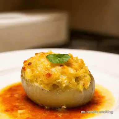 Berenjenas Recetas Rellenas a la Espa&ntilde;ola Deliciosas Tarjeta de receta