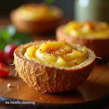 Bienmesabe de Coco Annas Un Dulce Canario F&aacute;cil Tarjeta de receta