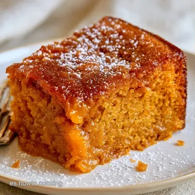 Bizcocho de Calabaza para 8 Porciones Tarjeta de receta
