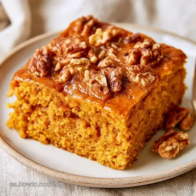 Bizcocho Calabaza Nueces en 1h 5min Tarjeta de receta