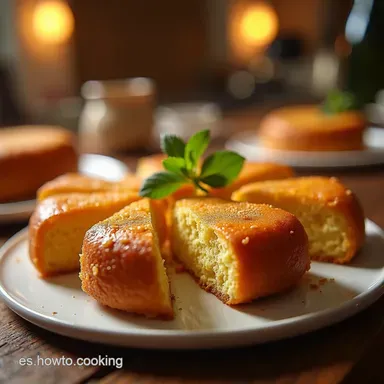 Bizcocho M&aacute;gico Esponjoso en Freidora de Aire Listo en 45 Minutos Tarjeta de receta