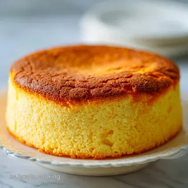 Bizcochuelo Receta Casera Esponjosa para Rellenar Tarjeta de receta