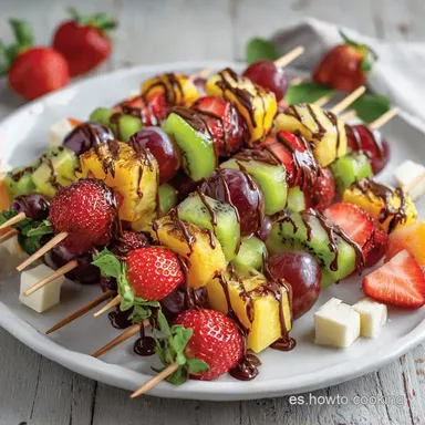 15 Brochetas de Frutas F&aacute;ciles y Originales