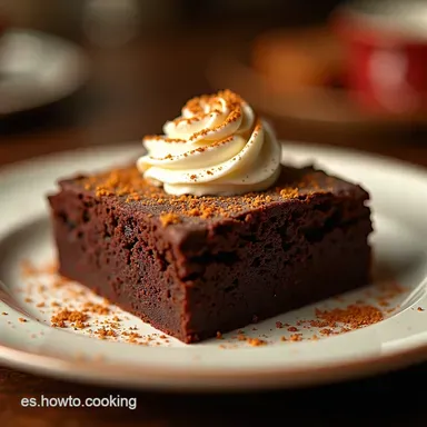 Brownie de Chocolate Casero La Receta Fudgy Perfecta Tarjeta de receta