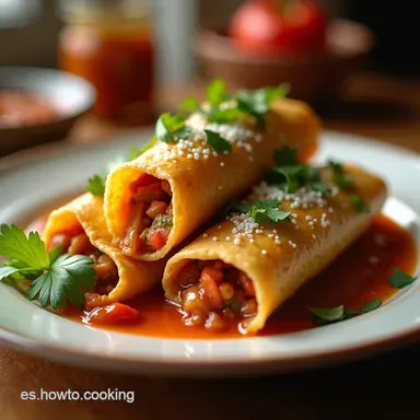 Burritos de Huevo con Dip Pa Despertar Sabor Madrugador Tarjeta de receta