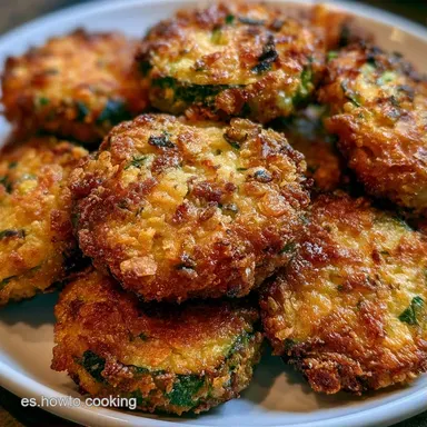 Calabac&iacute;n Rebozado En Airfryer Crujiente Tarjeta de receta