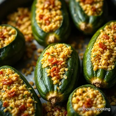 Calabac&iacute;n Recetas: Rellenos con Quinoa y &iexcl;Sabor Espa&ntilde;ol! Tarjeta de receta