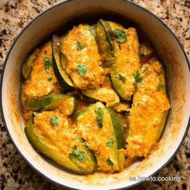 Calabacitas Rellenas de At&uacute;n Receta F&aacute;cil y Saludable Como de Rancho Tarjeta de receta