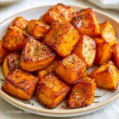 Calabaza Al Horno para 4 Personas Tarjeta de receta