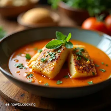 Mi CALDO DE PESCADO Revitalizante El Secreto de la Abuela Tarjeta de receta