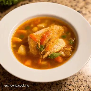 Caldo de Pollo Ranchero El Sabor Consentido de la Abuela Tarjeta de receta