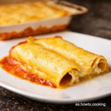 Canelones Caseros Receta de la Abuela con Bechamel Cremosa Tarjeta de receta
