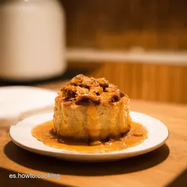 Capirotada de Dulce de Leche Un Postre Mexicano de Ensue&ntilde;o Tarjeta de receta
