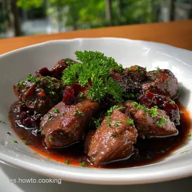 Carrilleras de ternera estofadas en 3 horas 50 min Tarjeta de receta