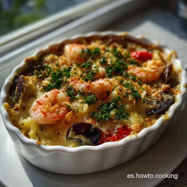 Cazuela De Mariscos Y Pescado: Caldo Umami Potente Tarjeta de receta