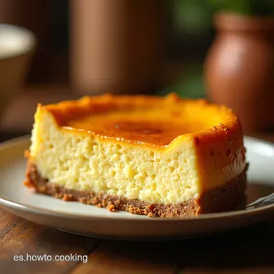 Cheesecake de Camote Estilo Abuelita Receta F&aacute;cil Tarjeta de receta