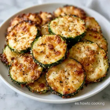 Chips de Calabac&iacute;n con Parmesano Tarjeta de receta