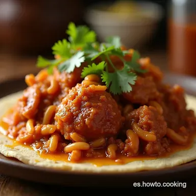 Cochinita Pibil Carne perfectamente gestionada y cocida a la perfecci&oacute;n Tarjeta de receta