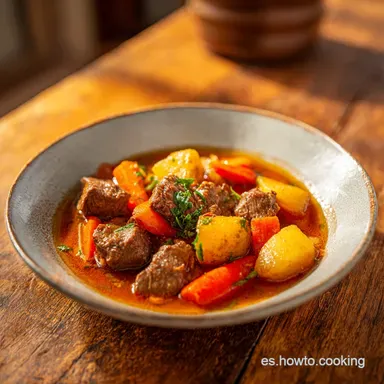 Cocido Monta&ntilde;&eacute;s Receta Tradicional para 6 Raciones Tarjeta de receta