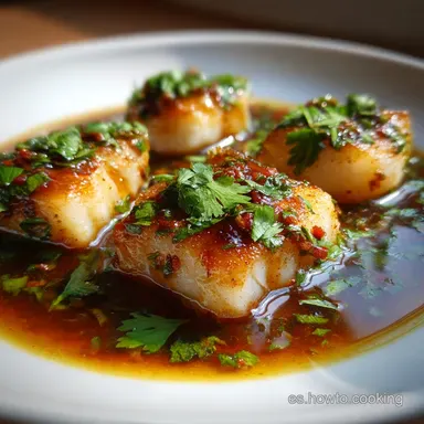 Cocochas de Merluza en Salsa Verde in 20 Minutes Tarjeta de receta