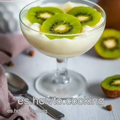 Copa Kiwi Postre F&aacute;cil: &iexcl;Mi Secreto Refrescante! Tarjeta de receta