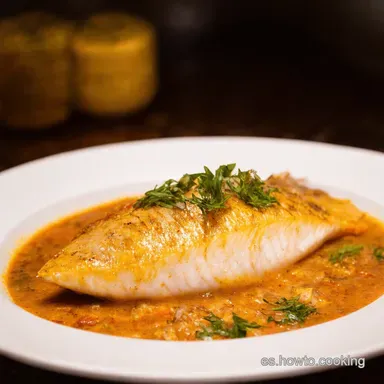 Corvina a la Rote&ntilde;a Aut&eacute;ntica Sabor Andaluz en Casa Tarjeta de receta
