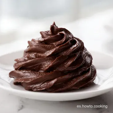 Crema De Chocolate Para 10 Personas Tarjeta de receta