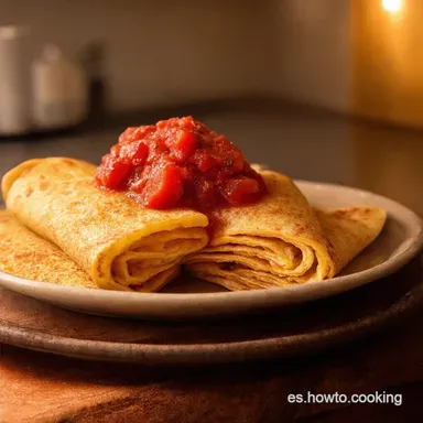 Crepas de Fresa con Salsa La Receta Secreta de la Abuela Tarjeta de receta