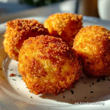 Croquetas Caseras: Creamy Bechamel & Crispy Exterior Tarjeta de receta