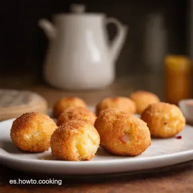 Croquetas de Jam&oacute;n Receta de la Abuela Un Secreto Revelado Tarjeta de receta