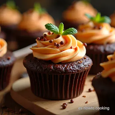 Cupcakes de Zanahoria y Chocolate La Receta de la Abuela Tarjeta de receta