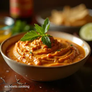 Dip Cremoso de Chipotle Receta Ahumada y F&aacute;cil en Minutos Tarjeta de receta