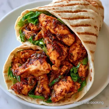 Durum De Pollo Para 4 Personas Tarjeta de receta