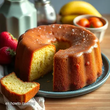 Como Hacer Bizcocho Esponjoso: &iexcl;Receta de la Abuela! Tarjeta de receta