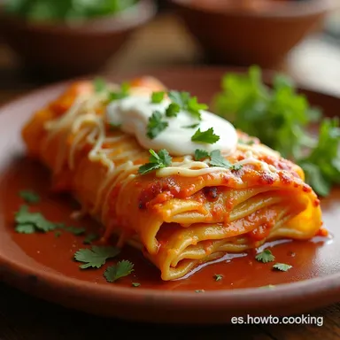 Enchiladas de Papa con Chorizo Estilo Norte&ntilde;o Aut&eacute;ntico Tarjeta de receta