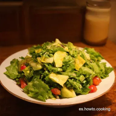 Ensalada Tropical para Piel Radiante Un Fest&iacute;n de Color Tarjeta de receta