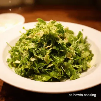 La Ensalada M&aacute;s Exquisita Receta Celestial de Lechuga Tarjeta de receta