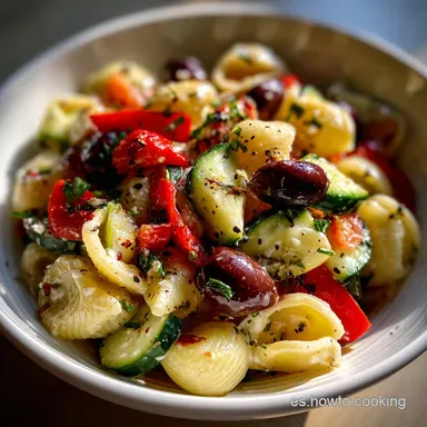 Ensalada de Pasta Receta: Para 4 Porciones Tarjeta de receta