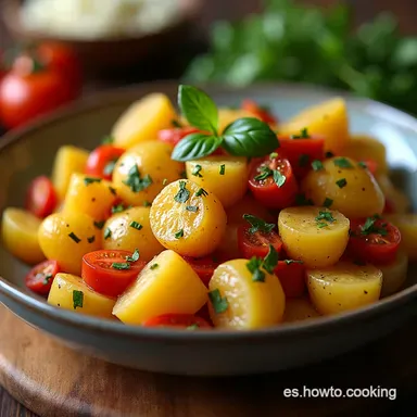 Ensalada de Patata con Sumac Un Toque Mediterr&aacute;neo Tarjeta de receta