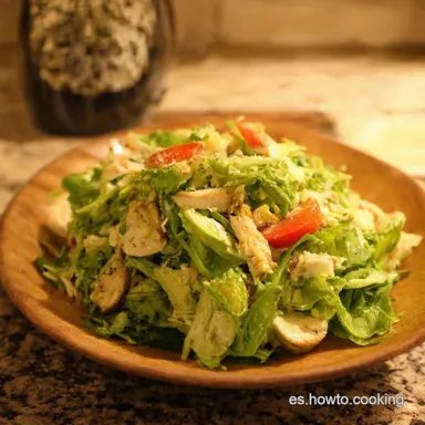 Ensalada Fresca de At&uacute;n Mi Secreto Mediterr&aacute;neo M&aacute;s Rico Tarjeta de receta