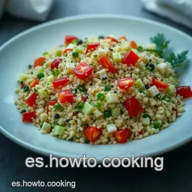 Cenas Saludables: &iexcl;Ensalada Mediterr&aacute;nea Lista en 20 Minutos! Tarjeta de receta