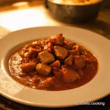 Estofado de Lentejas de la Abuela Un Cl&aacute;sico Reconfortante Tarjeta de receta