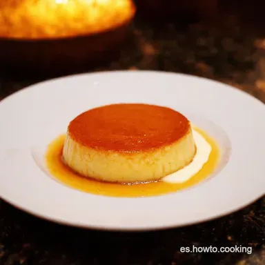 Flan Casero de Huevo El Postre de la Abuela F&aacute;cil Tarjeta de receta