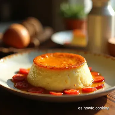 Flan Cremoso de la Abuela Un Postre Que Enamora Tarjeta de receta