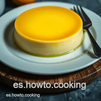 Flan de Queso Casero: &iexcl;El Secreto de Alma Obreg&oacute;n! Tarjeta de receta