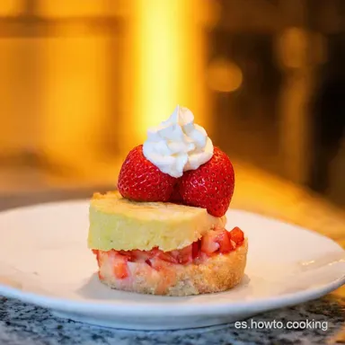 Frapp&eacute; de Fresa con Jamaica Tu Refresco Mexicano F&aacute;cil Tarjeta de receta