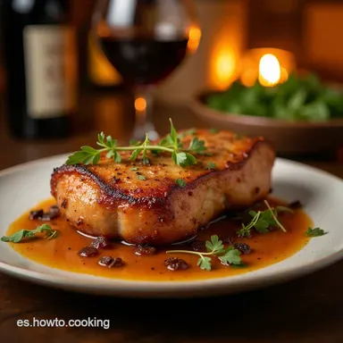 Fricand de Cerdo Cl&aacute;sico Estofado de Cerdo con Jerez Tarjeta de receta